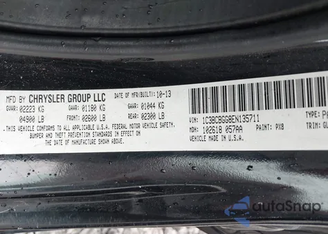2014 Chrysler 200 S from USA, damaged, VIN 1C3BCBGG8EN135711